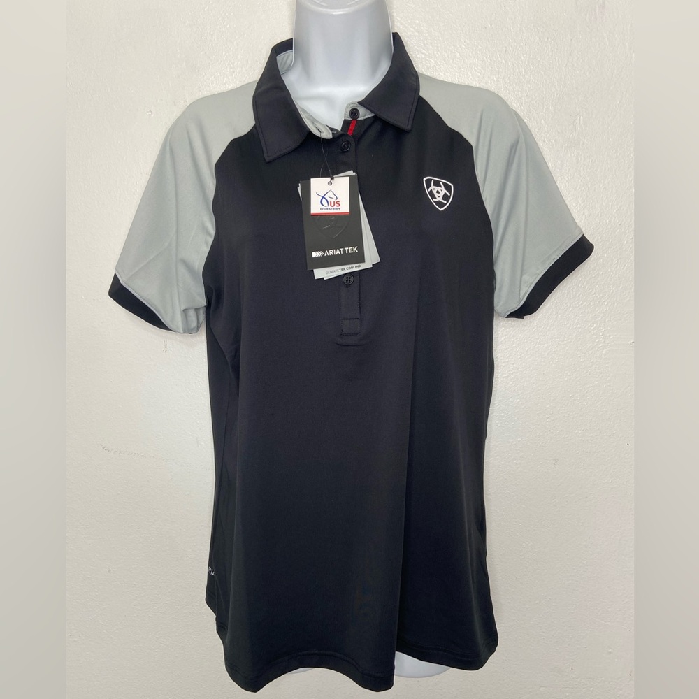 Ariat Shirt Tek Team 3.0 SS Polo Top NWT - Picture 5 of 7